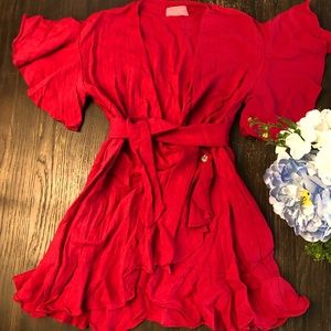 Sexy Mini Red Dress by Nordstrom